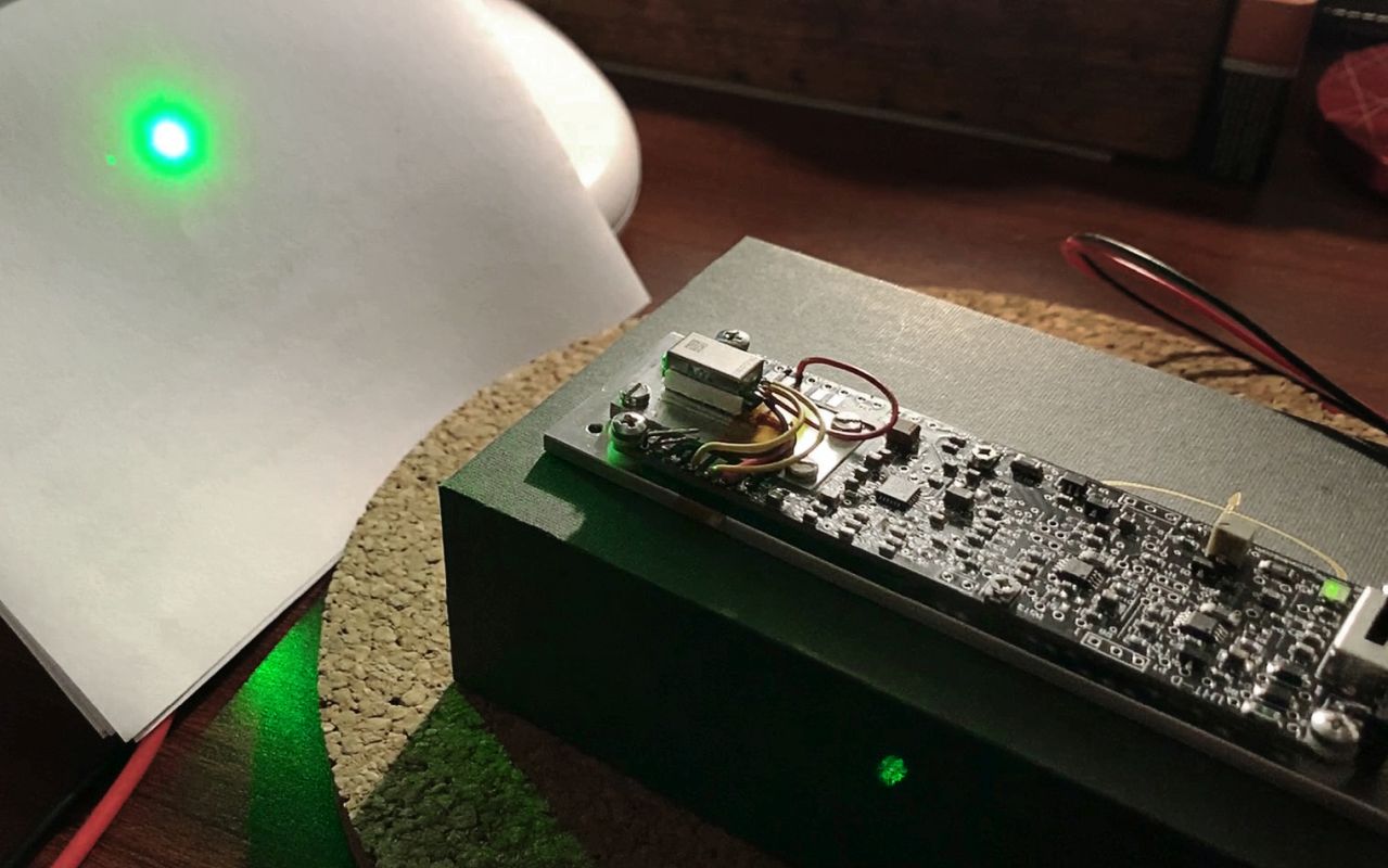 Click To Enlarge First Light From Laser
